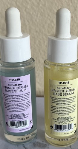 2X Wet n Wild PrimeFocus Primer Serum Liquid - Brighten & Pore Refining Oz Ea - Picture 2 of 2