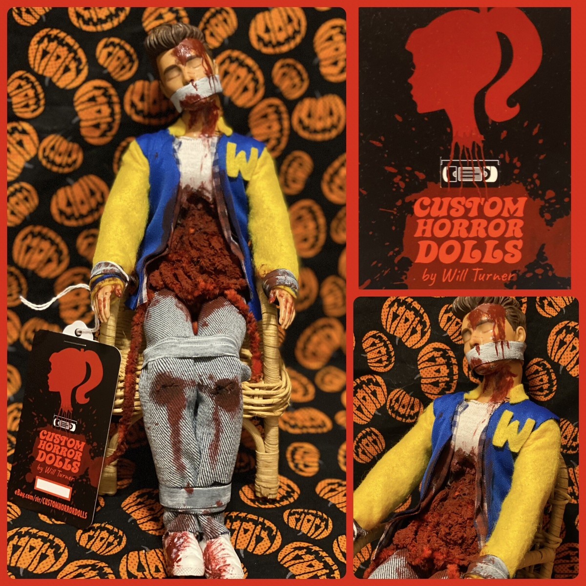 STEVE Gutted CUSTOM HORROR DOLL Scream (1996) 12” Figure | eBay