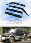 For Mitsubishi Pajero 91-99 Window Visor Vent Sun Shade Rain Guard Door Visor