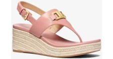 Michael Kors Camila MK Logo Wedge Sandal 9 NEW IN BOX