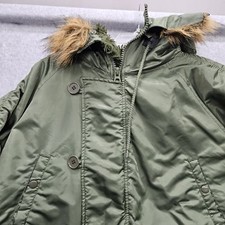 Knox Armory Women's Large Green Long Sleeve Zip Up Heavy Jacket