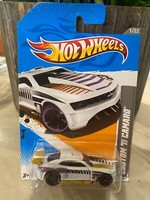 Hot Wheels 2012 Hw Code Autos Custom '11 Camaro Weiß 1/22 Lila Schwarz Pr5'S