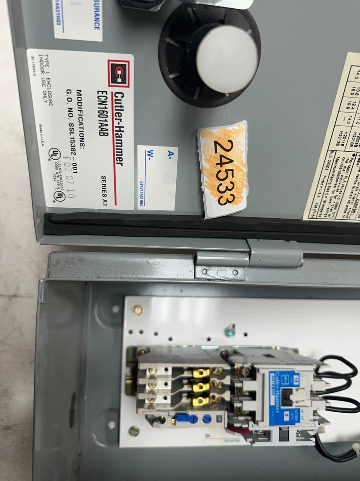 Cutler-Hammer ECN1601AAB Combination Motor Controller - Image 3 of 3