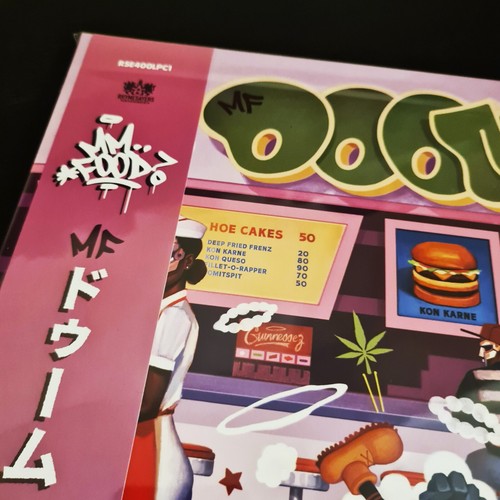 MF DOOM - MM..FOOD Limited Edition SWEETART MARBLE 2x Vinyl LP Hip Hop Rap Assai - Picture 3 of 4