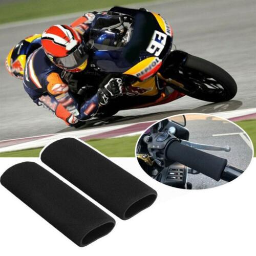 Motorbike Motorcycle Slip-On Foam Anti Vibration Comfort Grip Handlebars GX E9Y8 - Picture 1 of 10