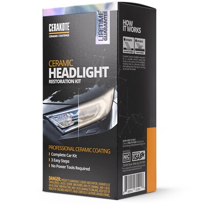 CERAKOTE  Ceramic Headlight Restoration Kit