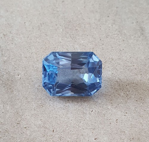 Gemme sciolte 8,05 ct impeccabili AAA blu Paraiba laboratorio tormalina coltivate taglio ottagono - Foto 6 di 8