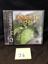 Peter Jacobsen's Golden Tee Golf (Sony PlayStation 1 PS1) Black Label Complete!
