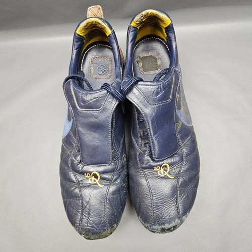 Nike Tiempo Ronaldinho R10 FG Soccer Cleats Mens Size 10.5 Blue Football Boot - 第 9/12 張圖片