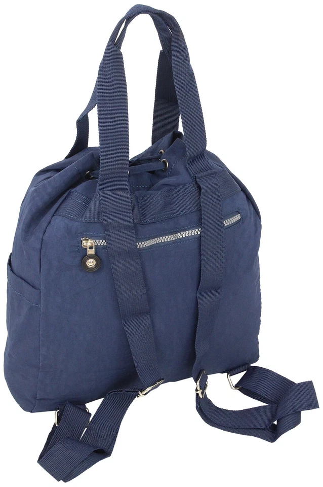 2 in 1 Rucksack Tasche Damen City Daypack sehr leicht Nylon bequem- in 6 Farben - Bild 4 von 4