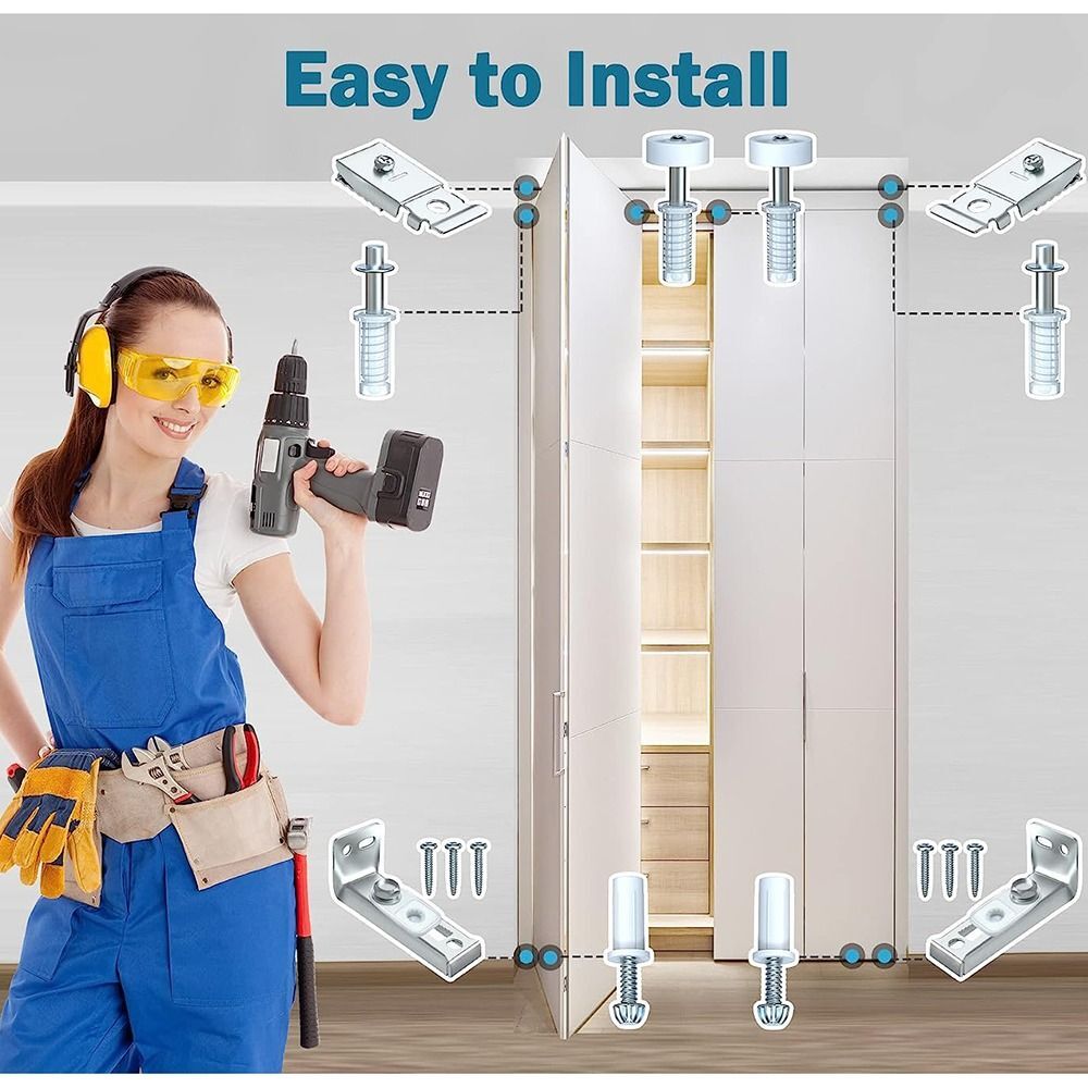 Folding Door Replacement Parts Repair Kit Door Spring Pivo_ts Door