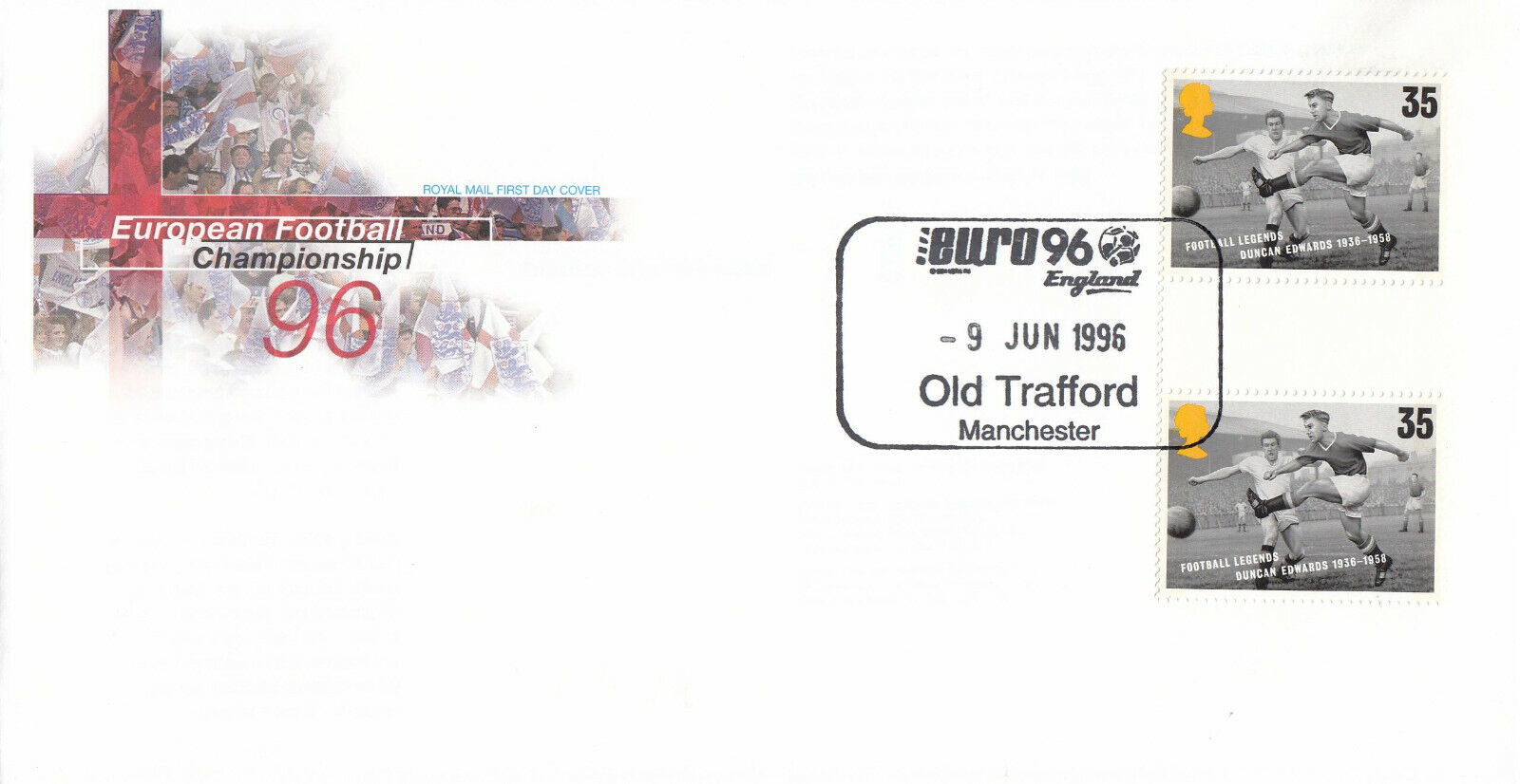 52666 Cover Football Legends GUTTER PAIR Traffotd Now free shipping Euro Old 96 Super sale period limited