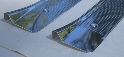 1971-1975 Buick Door Sill Plates (Pair) | Aluminum Step Plates | DS715 - Picture 4 of 5