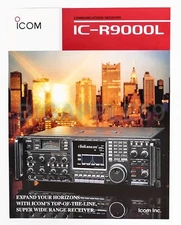 Sales Flyer / Brochure For Icom IC-R9000L Wideband Desktop Radio Receiver