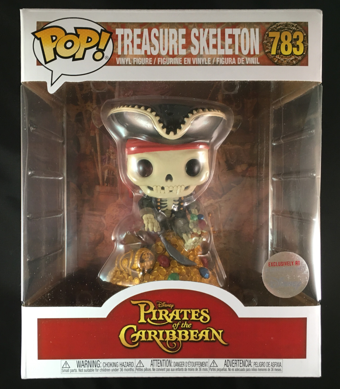 Funko Pop Disney Treasure Skeleton Pirates of the Caribbean 783 FAST