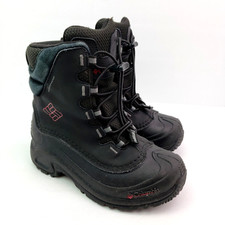 Columbia Bugaboot 200 Gram Kids Size 2Y Black Waterproof Winter Snow Boots