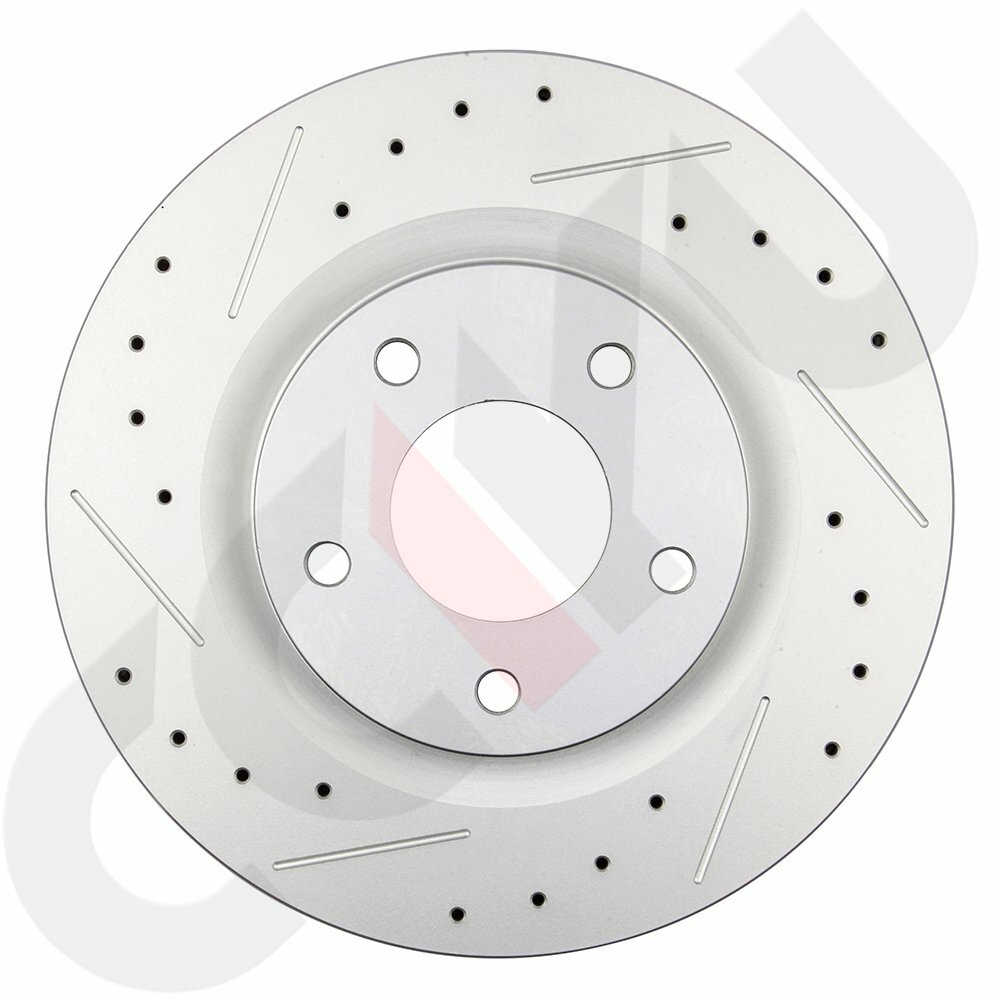 Front Drilled & Slotted Brake Rotors Discs For OUTLANDER LANCER PATRIOT