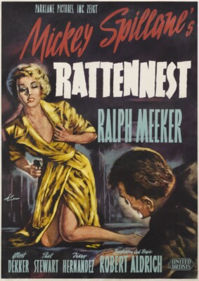 kiss me deadly rattennest german Filmplakat movie poster