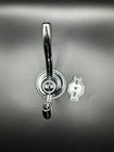 Edwardian Bath Double Robe Hook Chrome Finish Rope Design