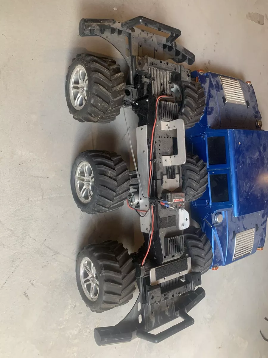 H1 Hummer Humvee Fast Lane RC car 1/6 Scale Custom Vintage Double Front 6 Wheel