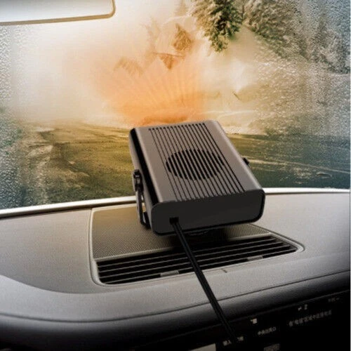 12V Car Heater Portable Electric Heating Fan Defogger Defroster Demister 150W Foto 3 de 4