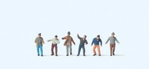 Preiser 79101 Workmen Pk6 N gauge Figures