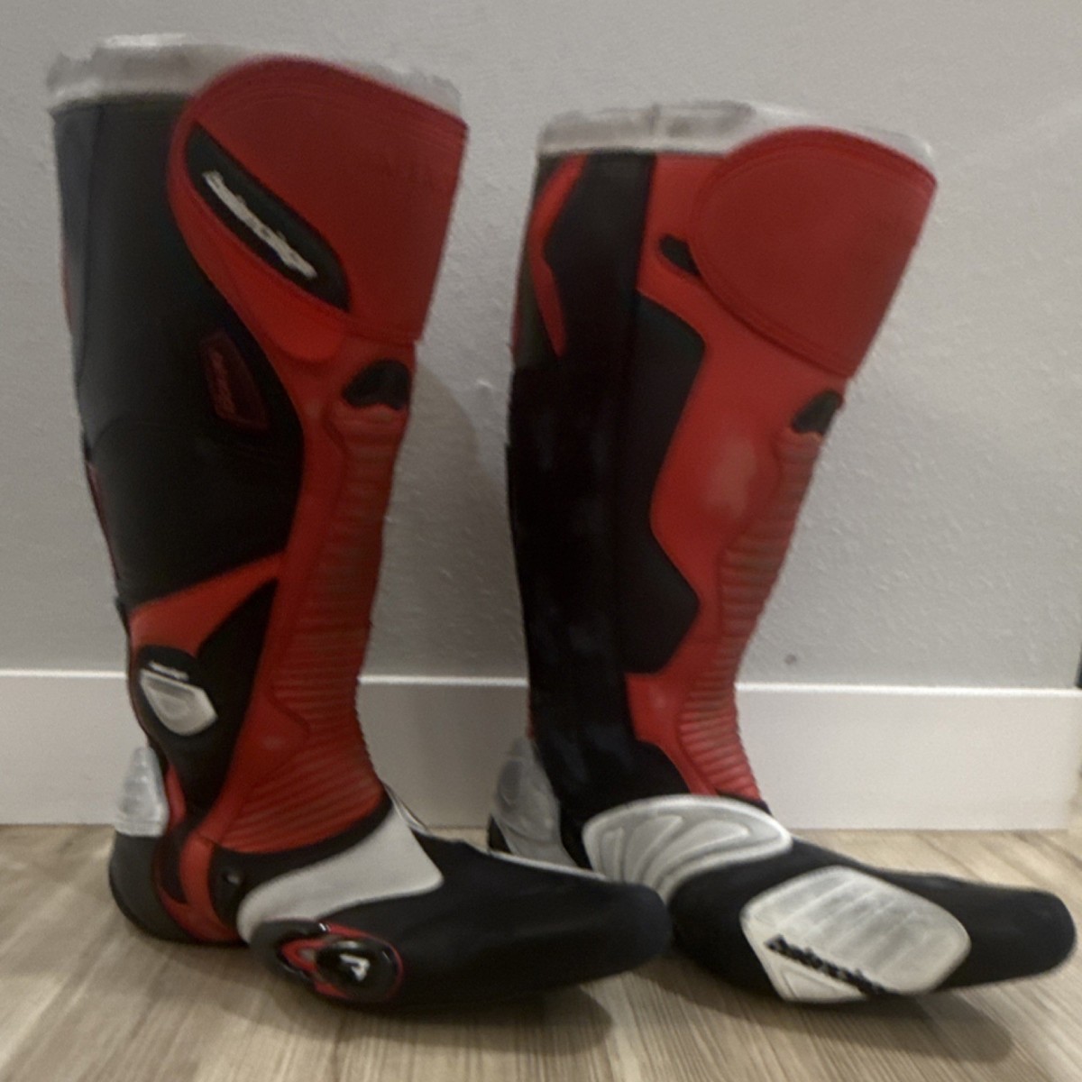 BALENCIAGA BIKER BOOT RED/WHT/BLACK | eBay