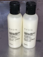 Lot of 2 Avon Moisture effective hydra Eye Make Up Remover Lotion 2 oz