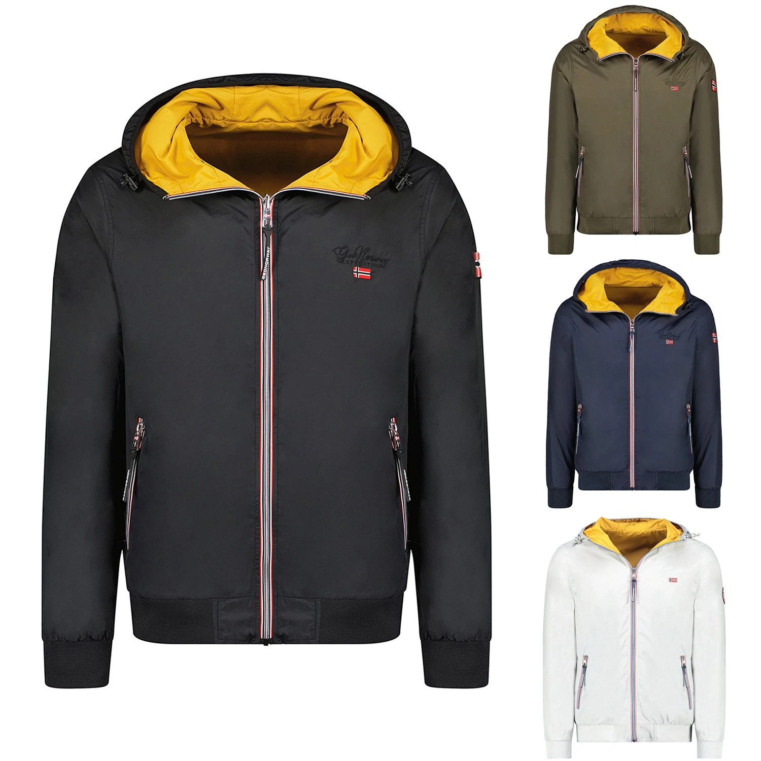 Geographical Norway Men's jacket Arrivial Men Reversible (wearable inside-out)
