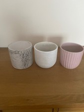 x3 nice indoor plant pots