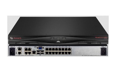 Avocent Mergepoint MPU2016DAC MPU2016 16 Port KVM IP  HTML5 Switch Dual AC power