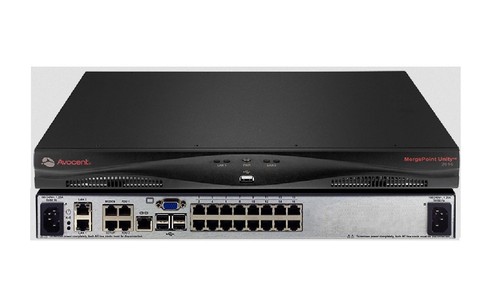 Avocent Mergepoint MPU2016DAC MPU2016 16 Port KVM IP HTML5 Switch Dual AC power