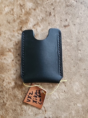 Xikar VX2 Cigar Cutter Leather Case All Black