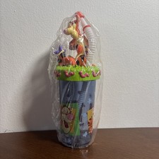 Disney s Tigger Figure Cup With Straw NOS Winnie The Pooh