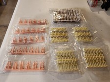 Large Lot Bachmann Plasticville Sealed Sets People/Road Signs See Description