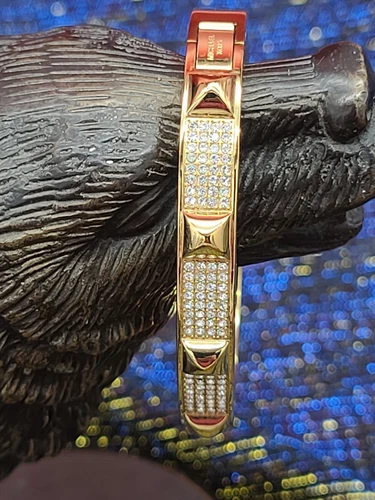 Bracciale Michael Kors in cristallo pavè tono oro