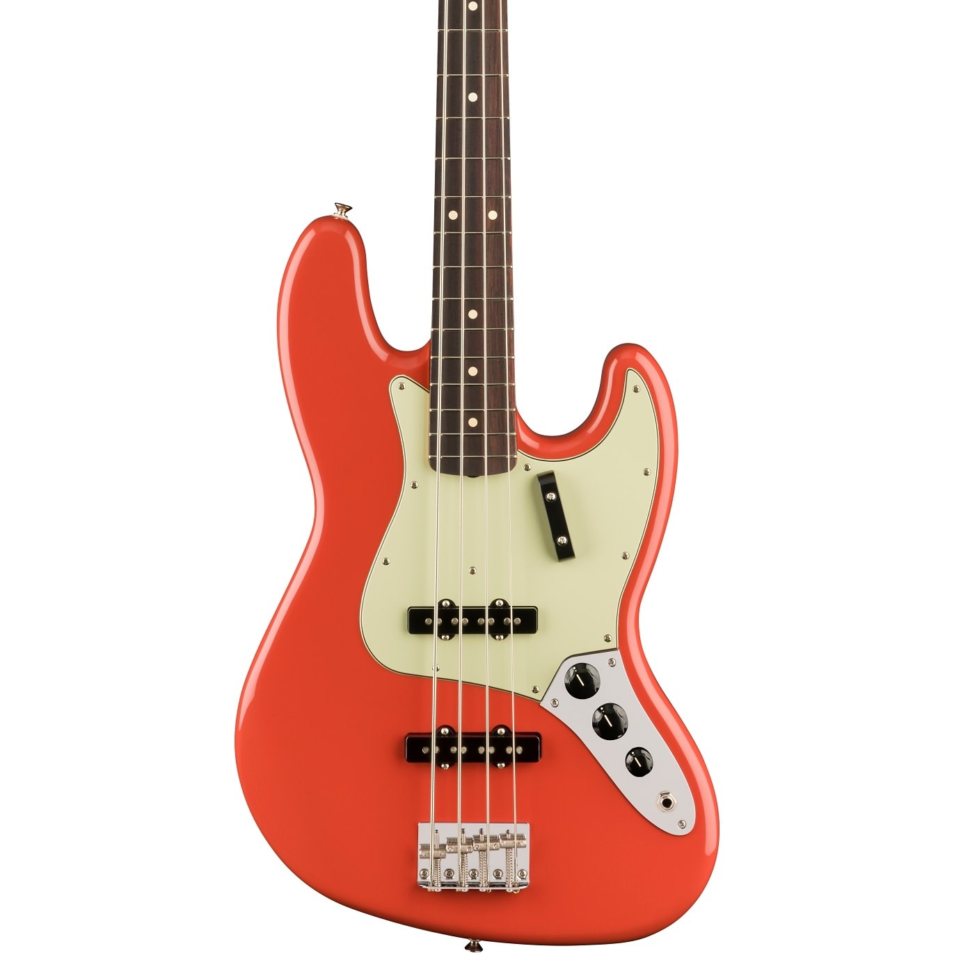 4-струнный бас-гитара Fender Vintera II 60-х годов Jazz Bass накладка из розового дерева Fiesta Red 181090₽
