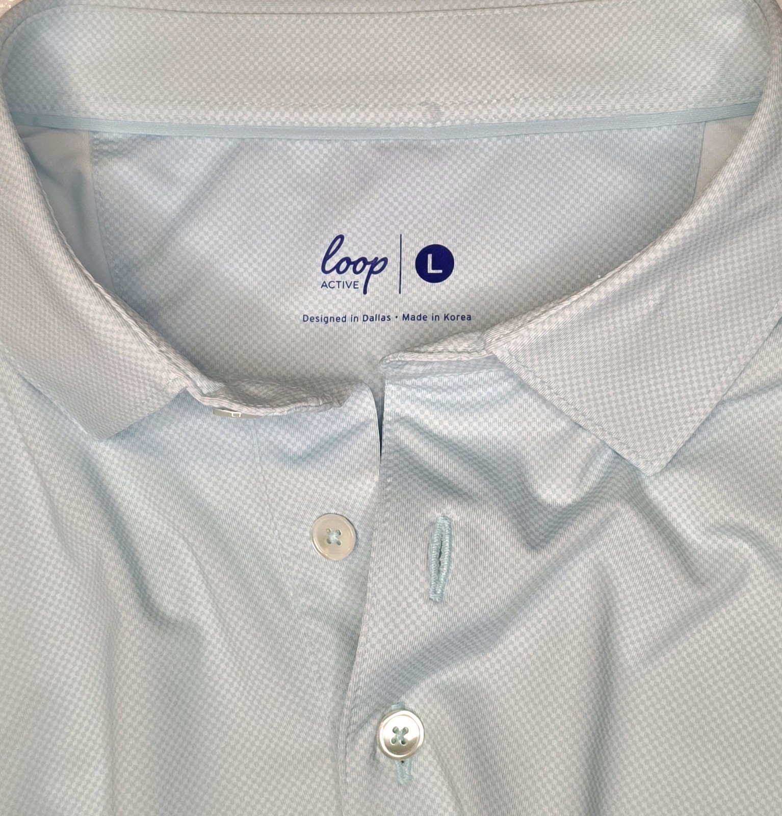 Loop Active Cloud Polo Light Seafoam - image 2