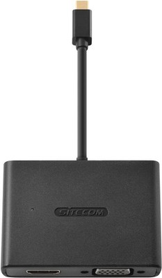 Sitecom Adapter / Kabel / Stecker DisplayPort > HDMI/VGA 2in1 Adapter