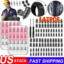 147X Tire Vacuum Repair Screw Rubber Nail Plug Car Tyre Puncture Repair Kit US