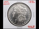 1886 Morgan Silver Dollar $1 Strong UNC MS Brilliant Luster Better Collector