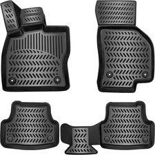 ELMASLINE 3D Gummimatten Set - Für VW Golf 7 Baujahr 2012-2020 | Extra Hoher Ran