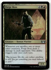 Forge Boss #189 (Foil) (NM) Streets New Capenna SNC Magic MTG
