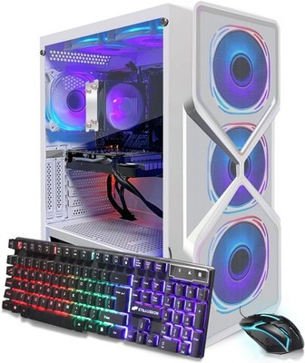 STGAubron Gaming PC Ryzen 5 5500 RTX 2060 6GB,16GB RAM 1TB SSD WiFi6 BT5.2 W11H