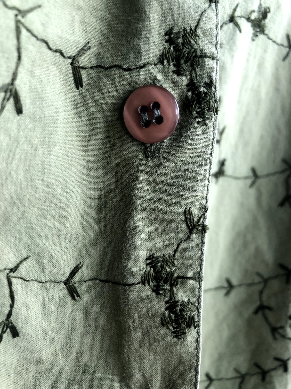 Basic Editions Vintage Button Up Sleeveless Top -… - image 6