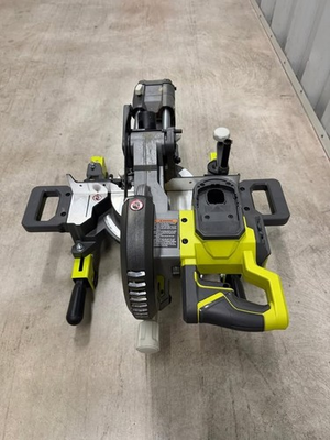 #ad Ryobi ONE 18V Cordless Miter Saw w 4Ah Battery Li Ion Tested Works $250.00