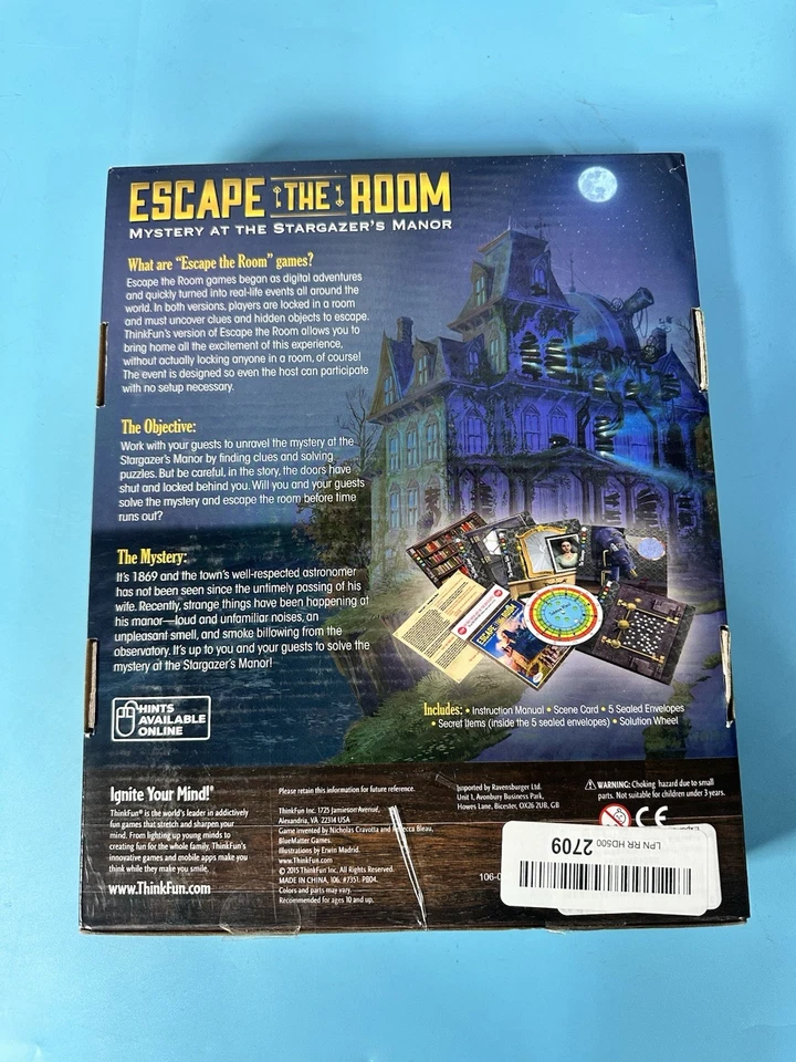 Escape The Room - Mystery at the Stargazer's Manor - Escape Game box damage - Image 3 of 3