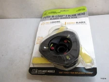 Weed Warrior Push-N-Load 3-Blade Trimmer Head Accessory, Universal Fit