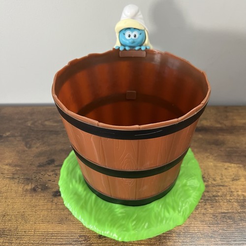 Schlümpfe 2025 Film Promo Eimer Pflanzgefäß Schlumpfine Figur Paramount Pictures - Bild 2 von 4