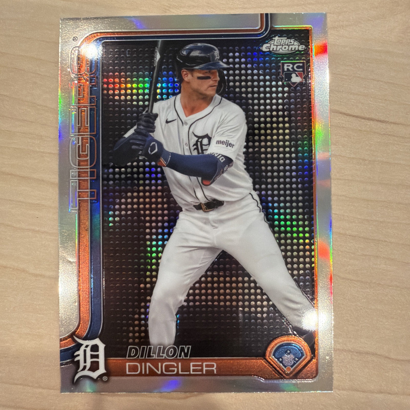 2025 Topps Chrome - Dillon Dingler #274 Lightboard Logo Refractor (RC)